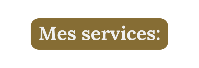 Mes services